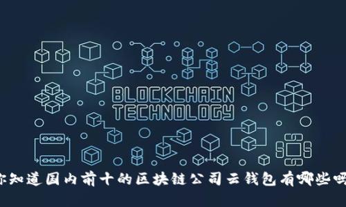 你知道国内前十的区块链公司云钱包有哪些吗？